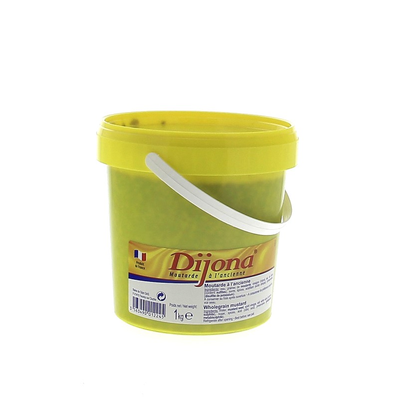 Dijon Whole grain Mustard 1kg*6, FR