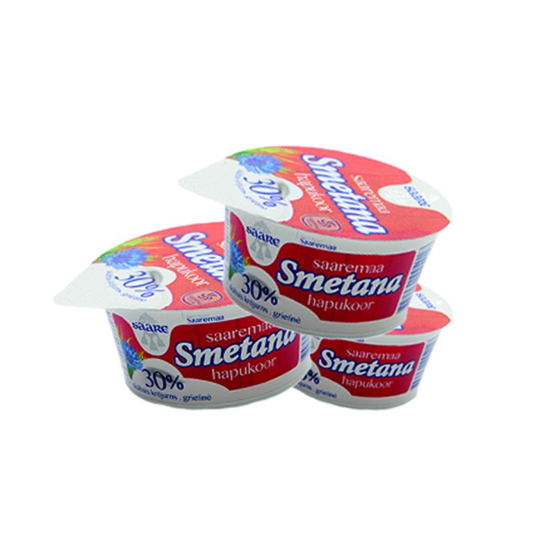 Saare Sour Cream Smetana 30 150g 12 Estonia Chilled