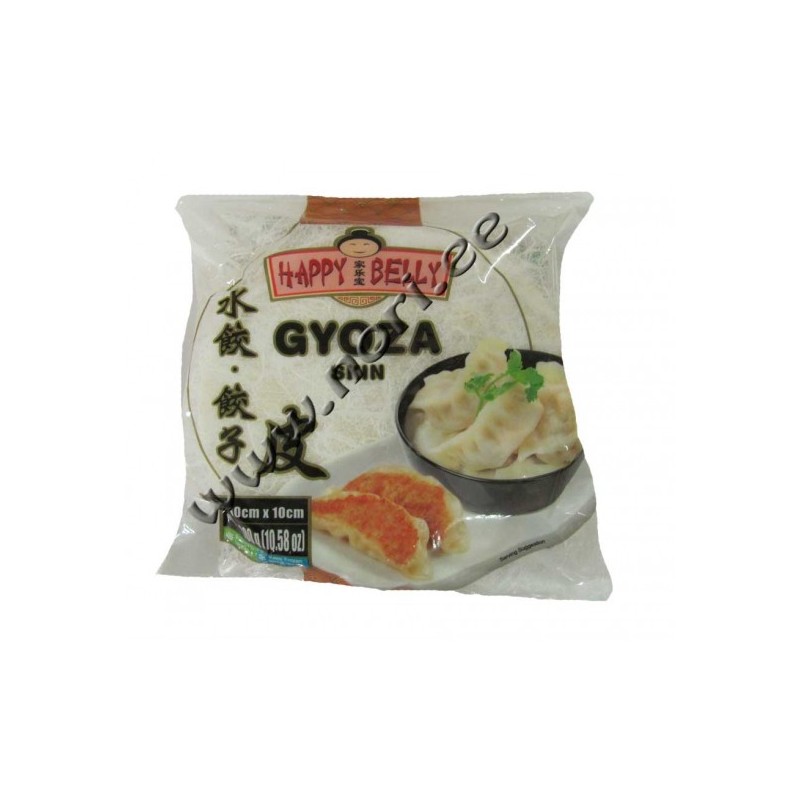 Gyoza Dough, 38 sheets, 10cm, 300gr / pack, HAPPY BELLY, Thailand FROZEN