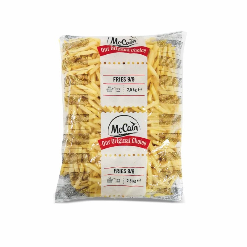 French Fries ORIGINAL 9 9 2 5kg MCCAIN FROZEN French Fries ORIGINAL 9 9 2 5kg MCCAIN FROZEN